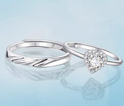 Starlight Series  I Love You  Couple Rings