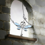 Flying Keys Sterling Silver Necklace Glow-in-the dark Design