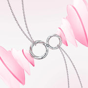 Love Magnetic Couples Sterling Silver Necklaces
