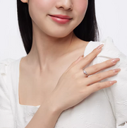 Concentric Knot Couple Rings, Adjustable Open Rings