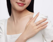 Qianqianjie Couple Rings - Sterling Silver, Unique Design