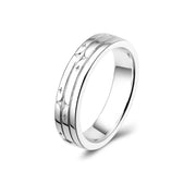 Starlit Melody Sterling Silver Star Matching Rings