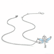 Flying Keys Sterling Silver Necklace Glow-in-the dark Design