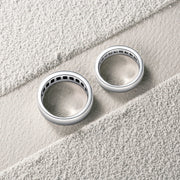 Time Together Couples Promise Sterling Silver Rings