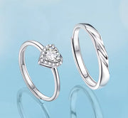 Starlight Series  I Love You  Couple Rings