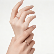 Möbius loop Couple Ring