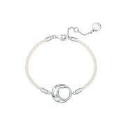 Always & Forever Couples Promise Matching Sterling Silver Bracelets