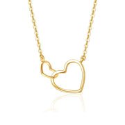 Love Heart 14K Yellow Gold Necklace