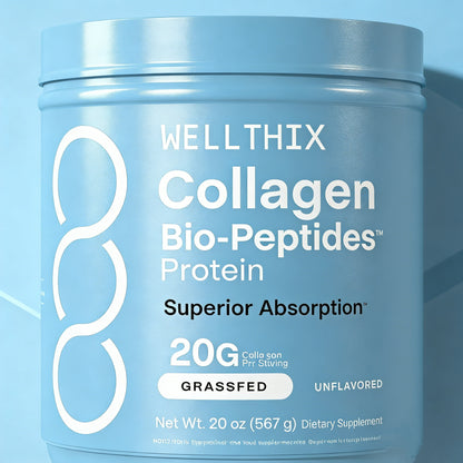 Collagen Biopeptide Powder 20 oz - Grass-fed Protein - Premium Formula with 18 Essential Amino Acids