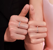 Love Frequency Couple Rings