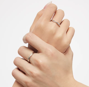 Radiant and Romantic Matching Engagement Rings for Couples