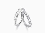 In the Name of Love Couple's Ring