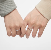 In the Name of Love Couple's Ring