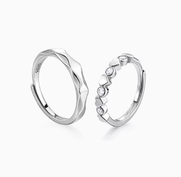 In the Name of Love Couple's Ring